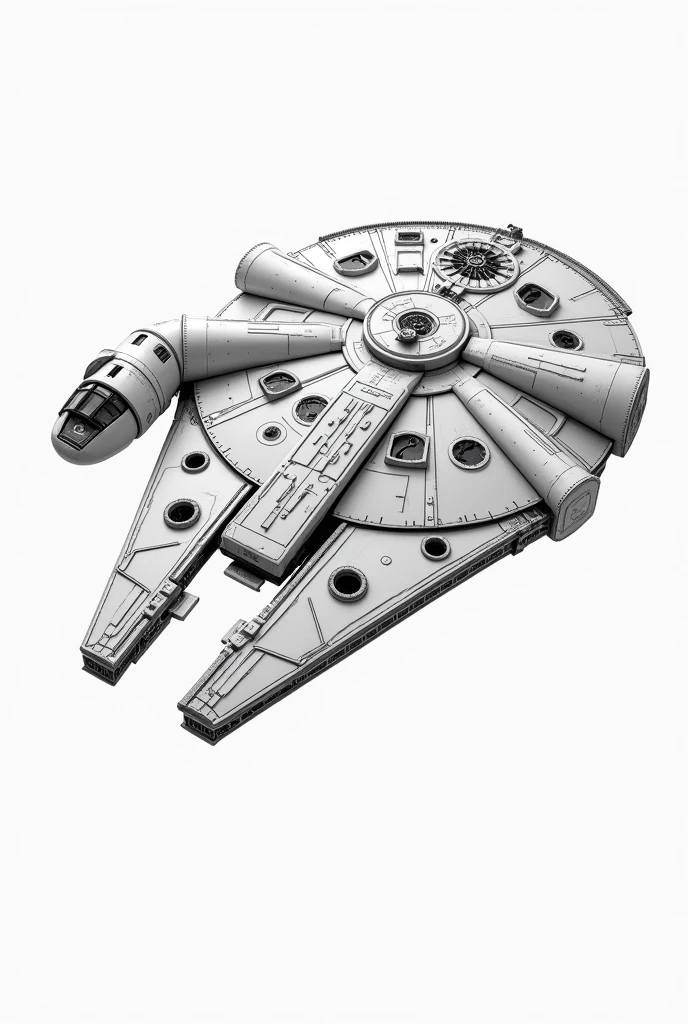 Help me generate an AI game art application analysis,Similar to long PDF,Portfolio format,Don't need too many colors,Be formal, Starwars Millenium Falcon, The combination of Huawei's White background,Need to include typographic elements,Design elements, etc.,Novel board style,Reference dribbble,Behance and other creative websites。