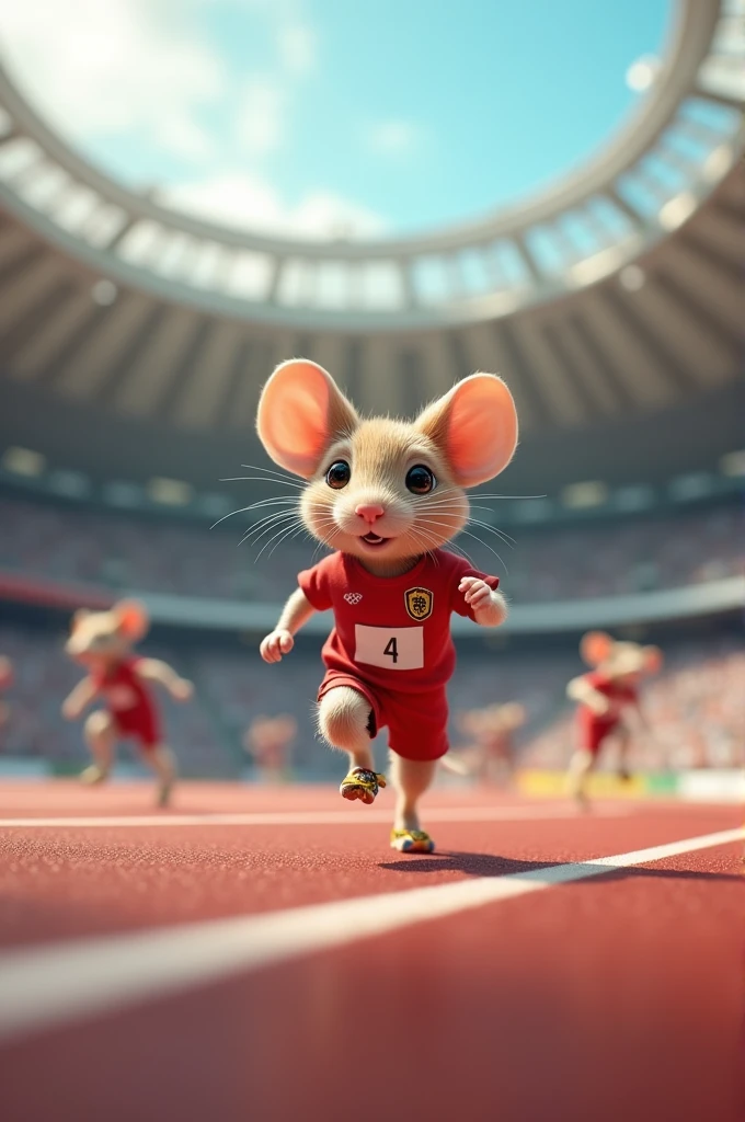 A mouse at the Olympics