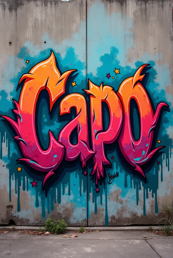 Create a graffiti with the name CAPO