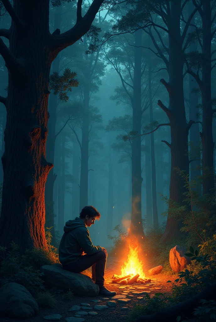 Forest, human , fire