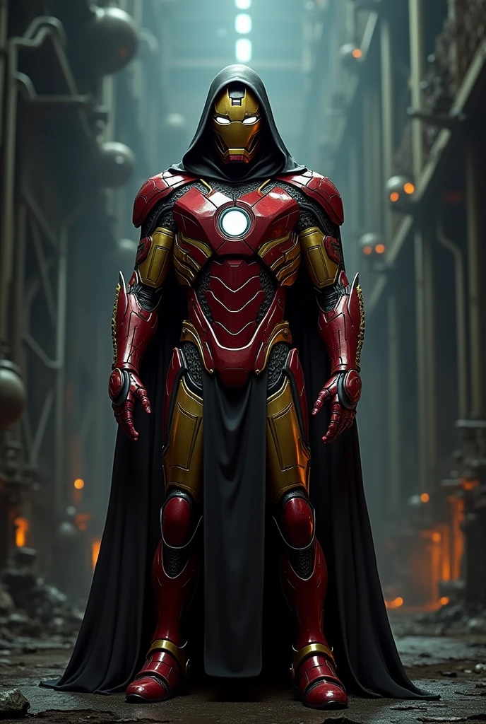 The Mask dressed as Iron Man