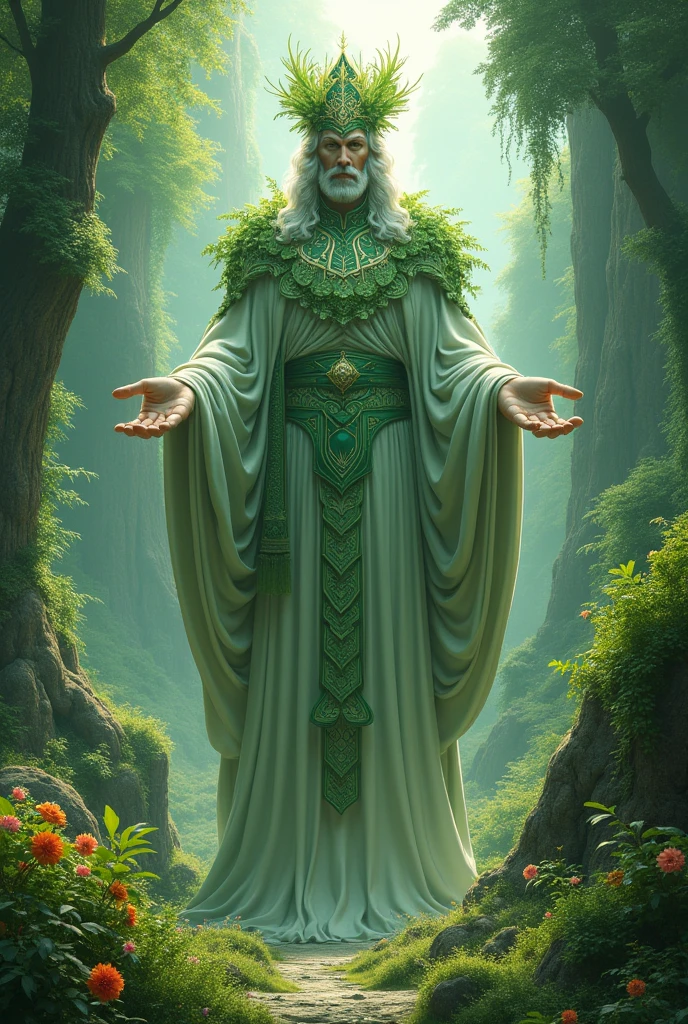 big name Natureulof with green flowers