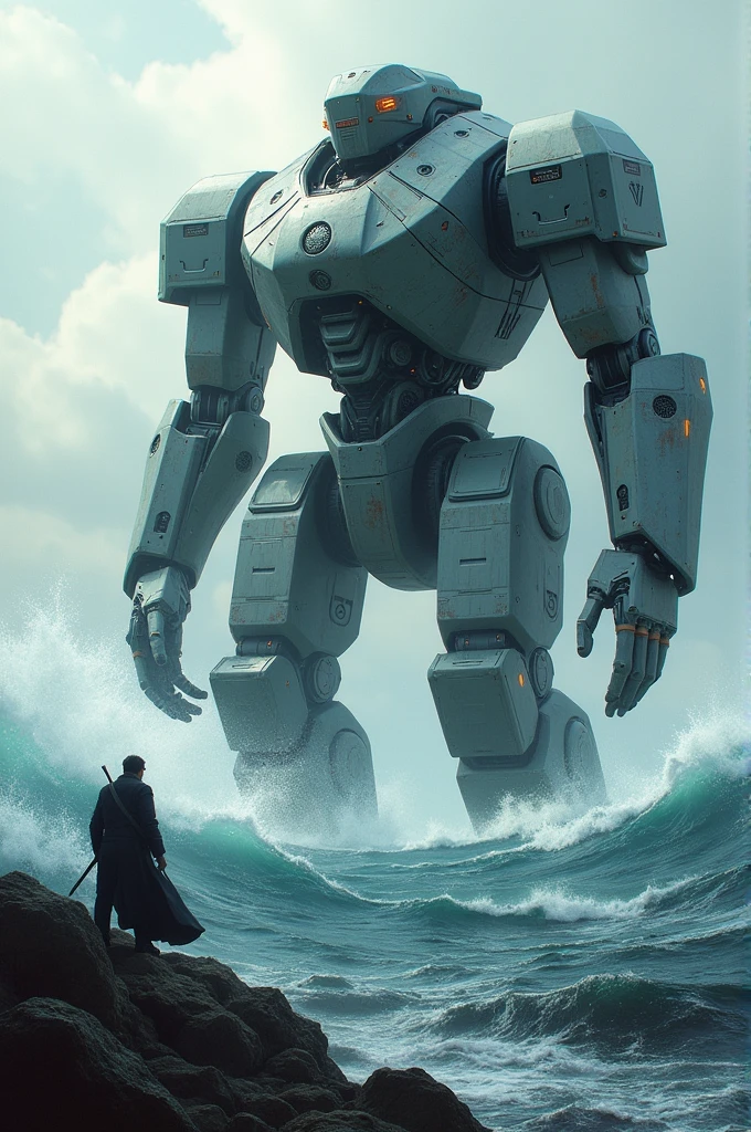 Giant Robotic in the sea