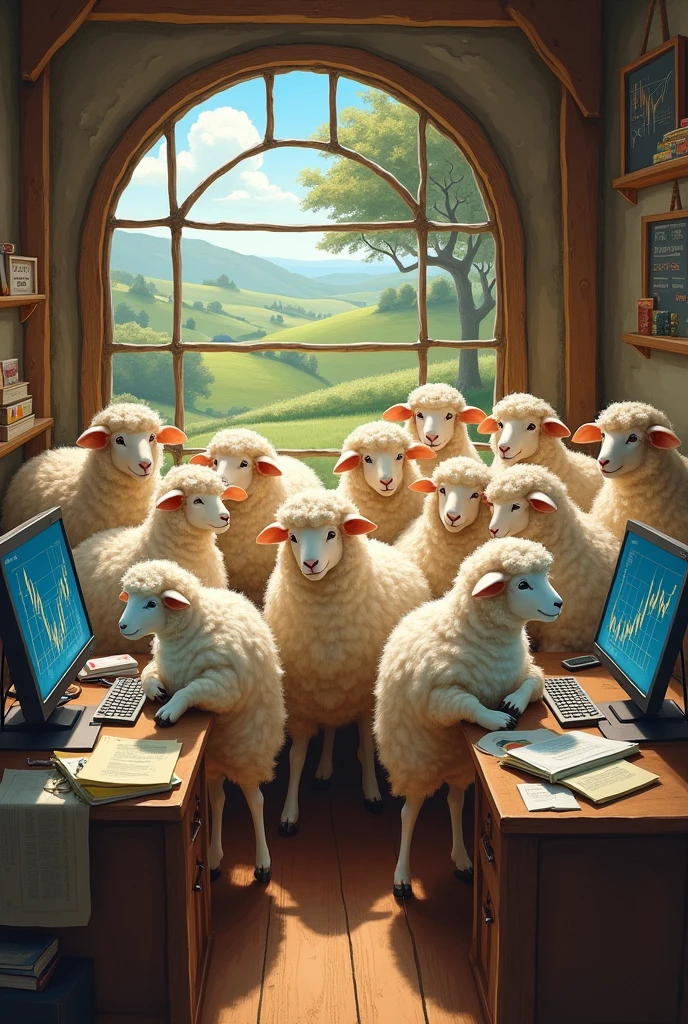 Forex trade by sheep