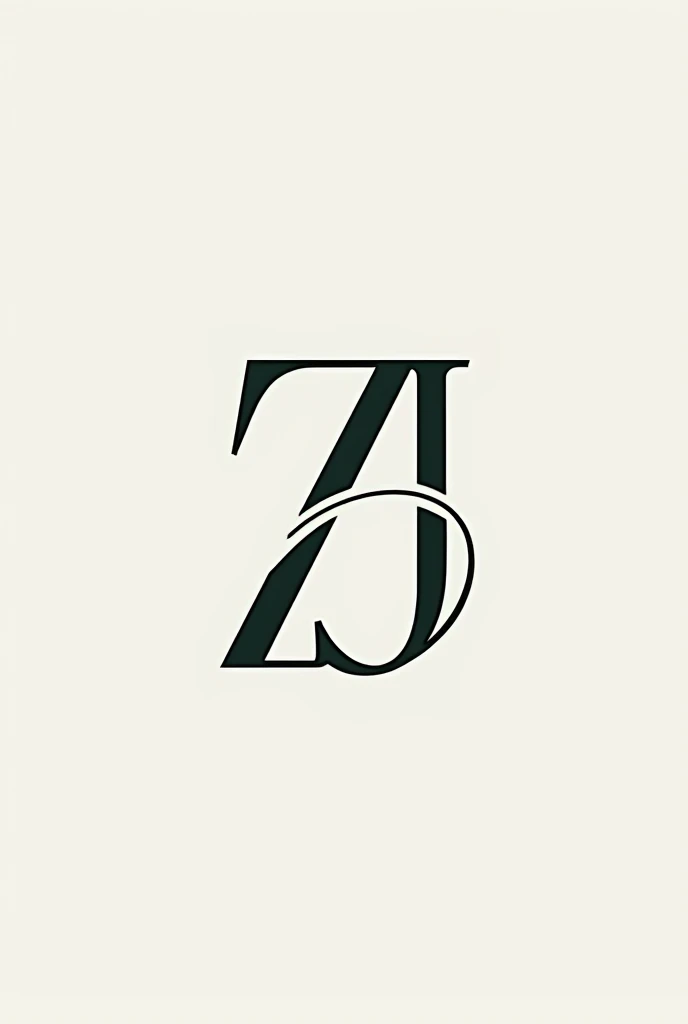 I would like a logo in which the main aspect of a Z and a J divided into 3 parts, The logo is for the city hall of Zapotlán de Juárez, It has to reflect that it is a municipality governed by a woman, make the logo look unique, elegant and original