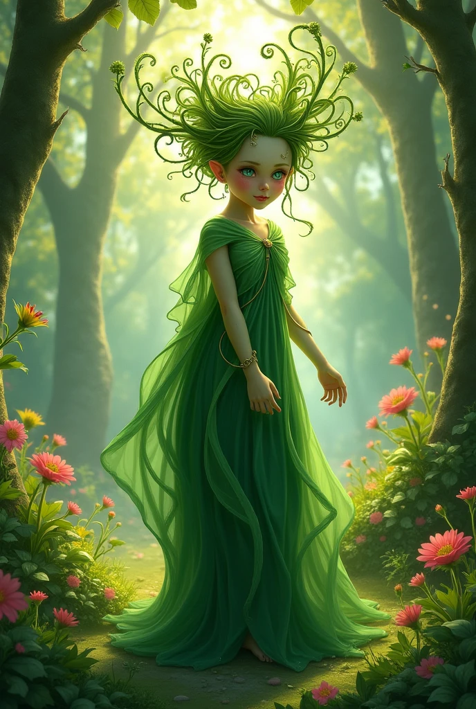 name Natureulof with green 