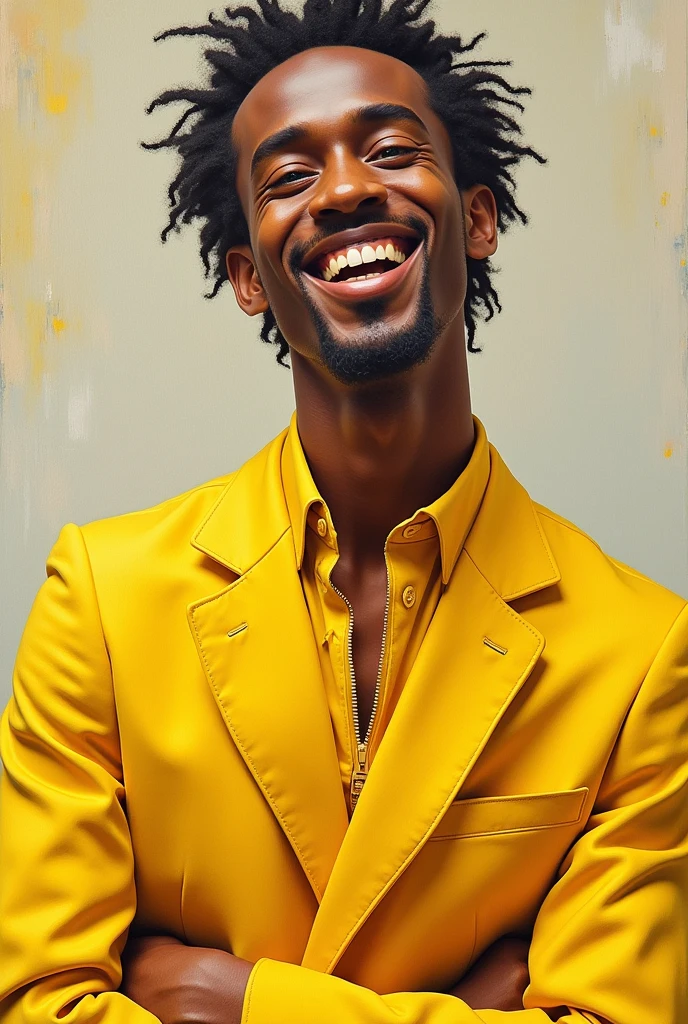 Anitta Malfatti's Man in Yellow Smiling