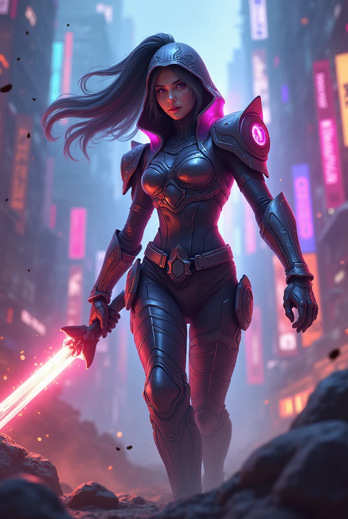Embark on a high-energy journey with Palestine as the central figure of League of Legends. Utilizing cutting-edge 3D techniques, marvel at Palestine's detailed futuristic attire, dynamic combat animations, and charismatic expressions. Cinematic effects enhance the immersive atmosphere, creating a visually captivating portrayal within the vibrant and action-packed world of League of Legends