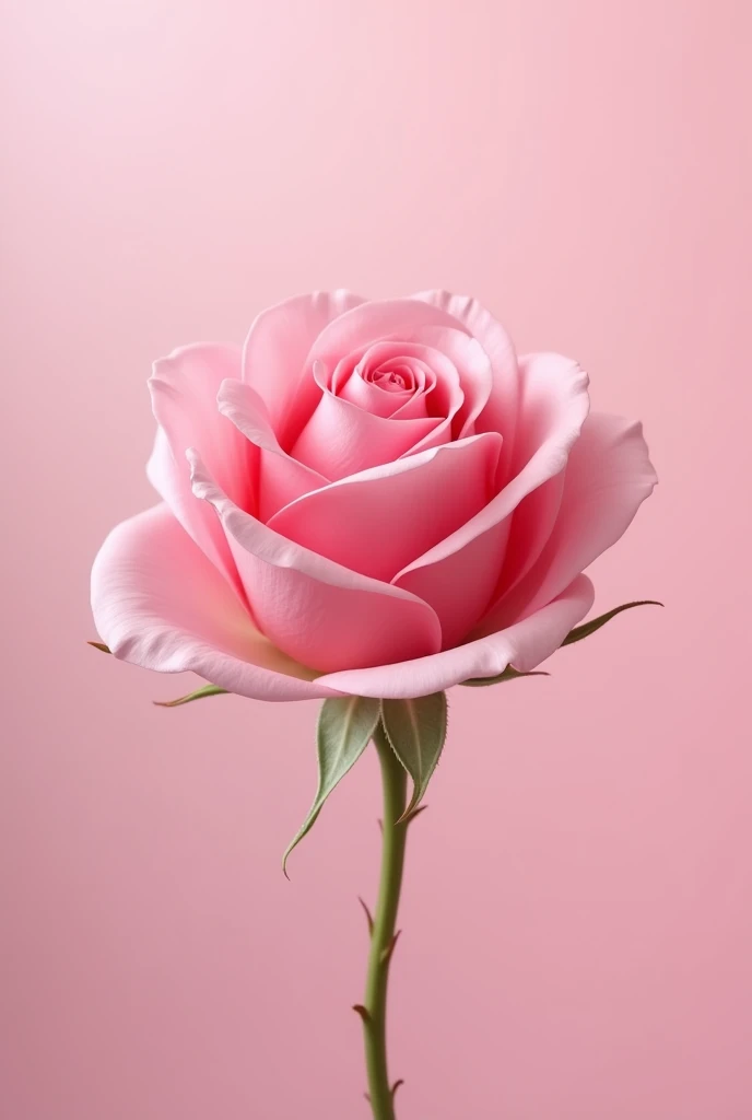 a pink rosebud for wallpaper
