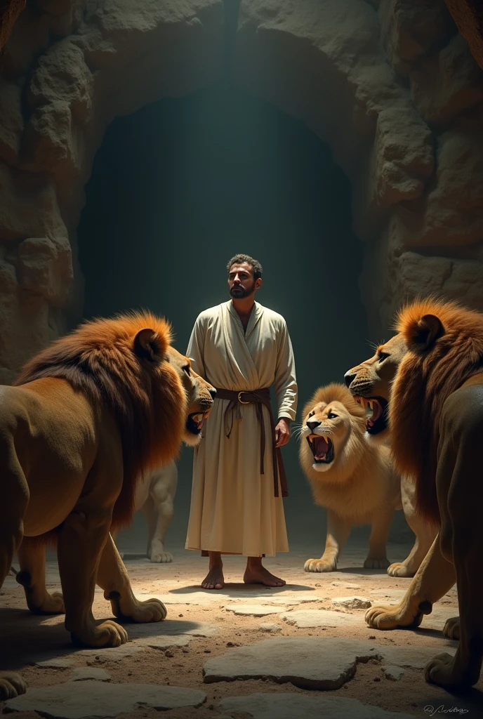 Image of daniel in the lion's den