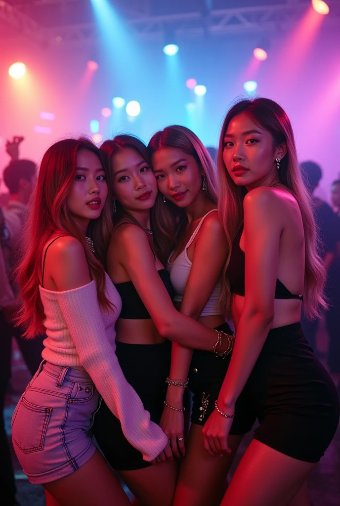 Blackpink members mith me, raw party photo