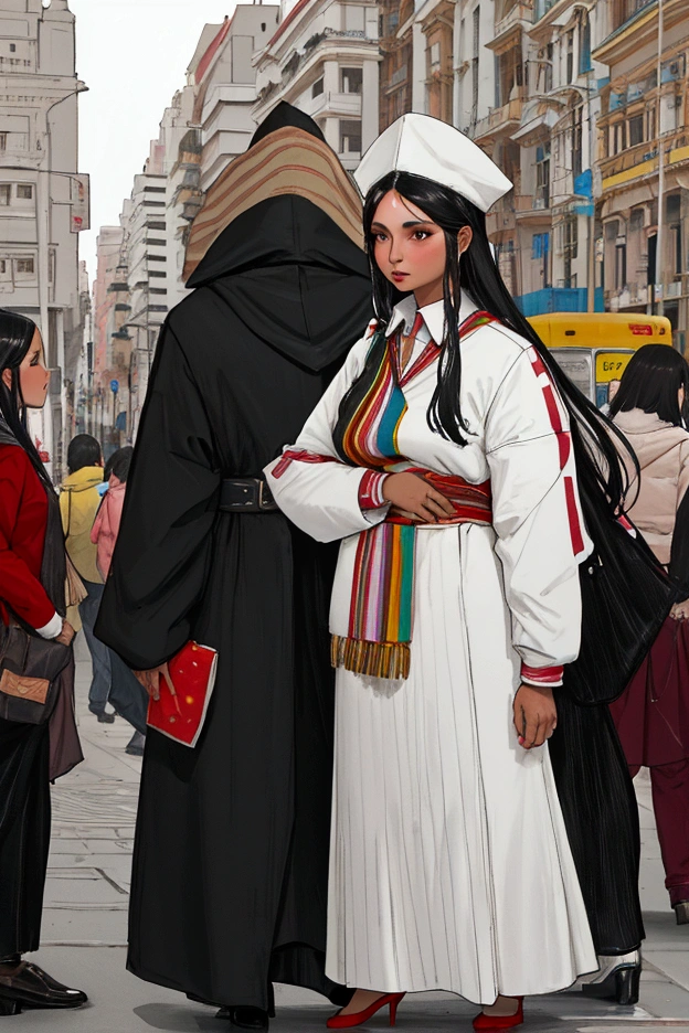 women peruvian, tall, live in lima Perú, in the city