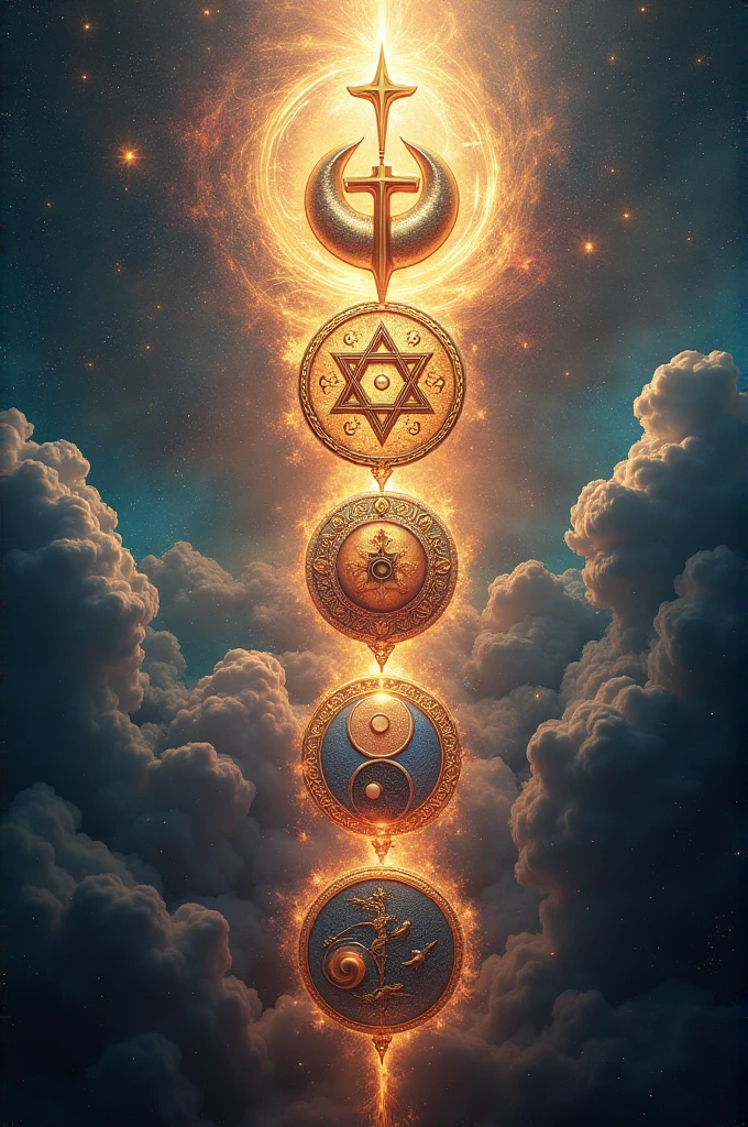 give me symbols of different religions.. make it powerful