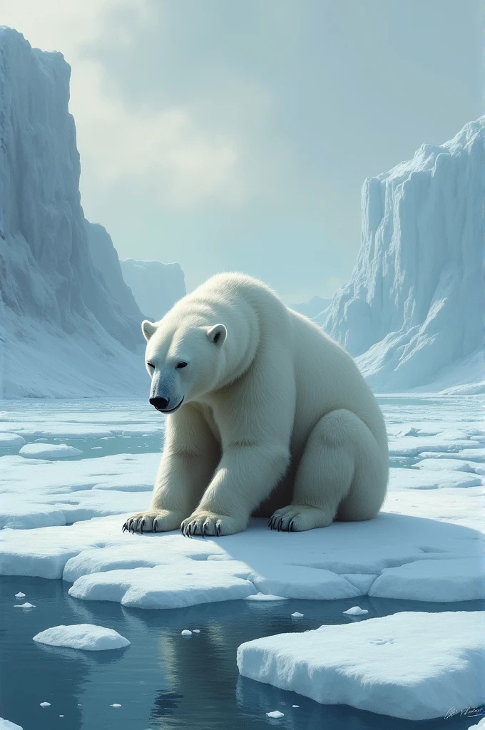 We bear bear ice bear sad