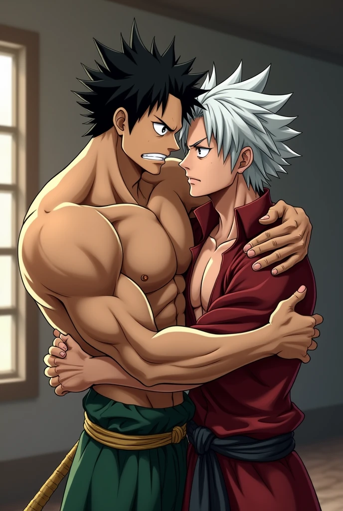 Bakugo Katsuki character, sexy man, hot, sex, scantily clad, engaging in relationships with Izuku Midoriya.