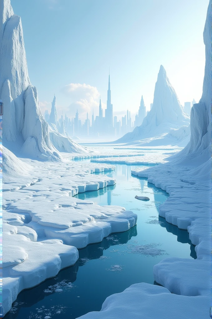 Icefield and City