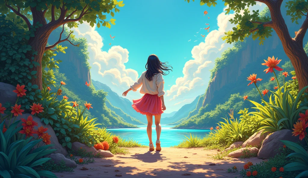 Bright and realistic.