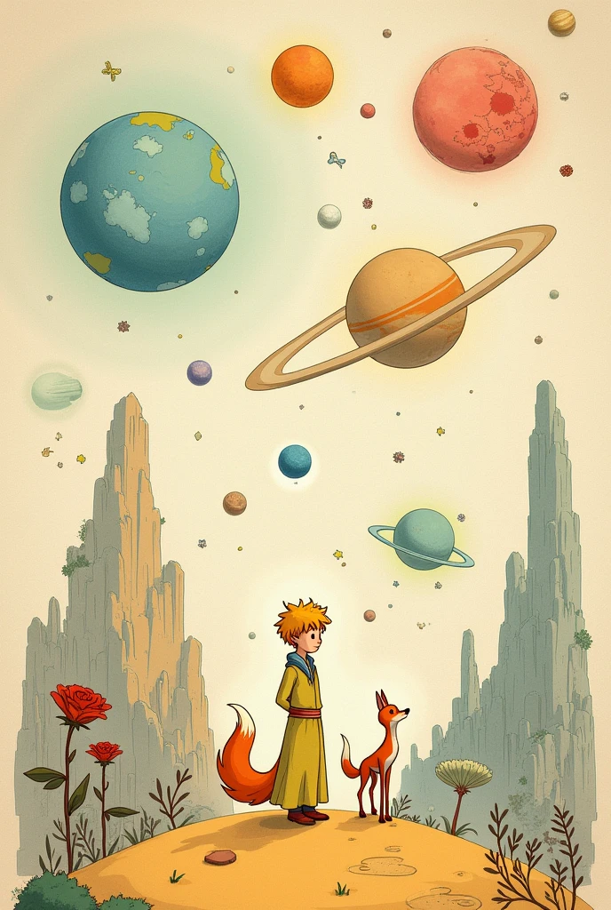 Make a concept map about the little prince