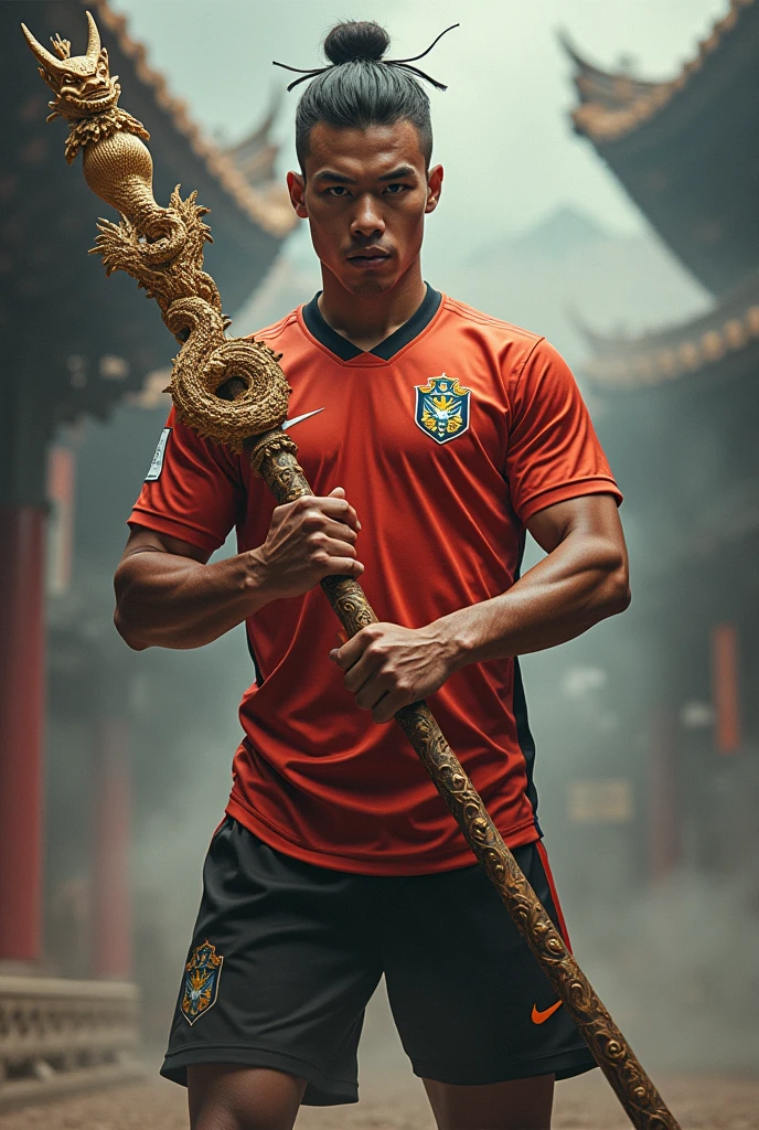 vinicius junior with Ruyi Jingu Bang
