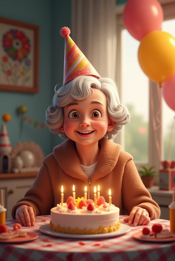 I want an image that says: Happy Birthday Grandma Sandra