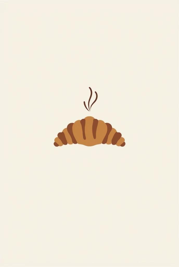 Minimalist pastry logo as a reference to the Starbucks logo