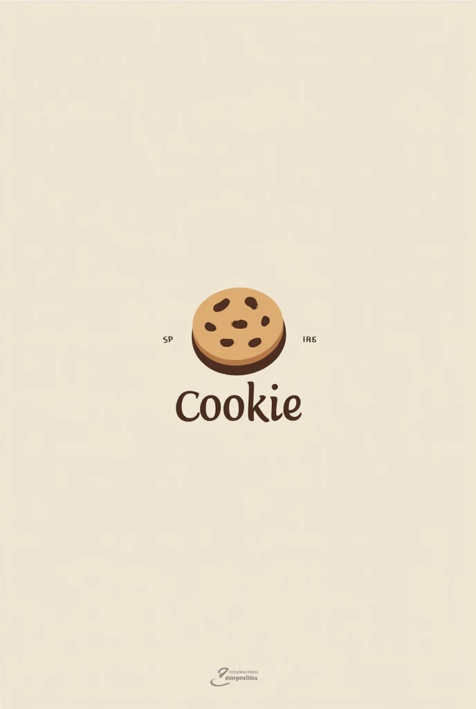 Minimalist cookie bakery logo as a reference to Starbucks logo and saying some creative name