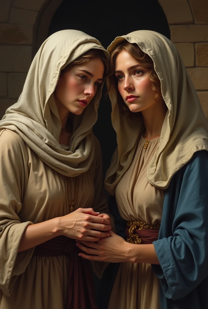 Martha and Mary, women sisters of Jesus