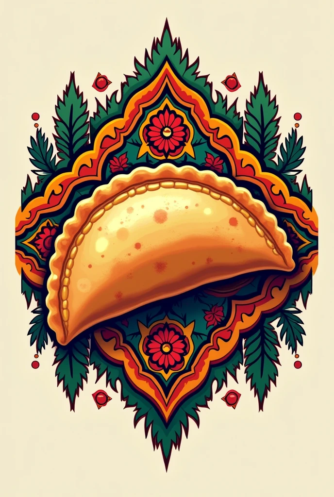 A logo for an empanada company