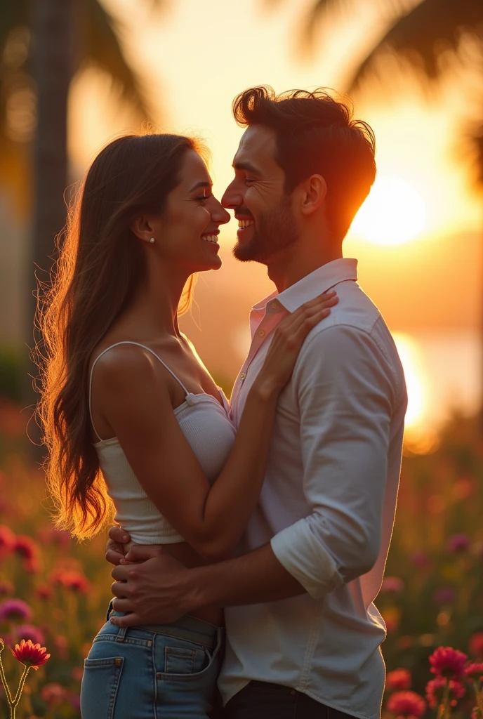Couple goals with big smile, 6 photos 
