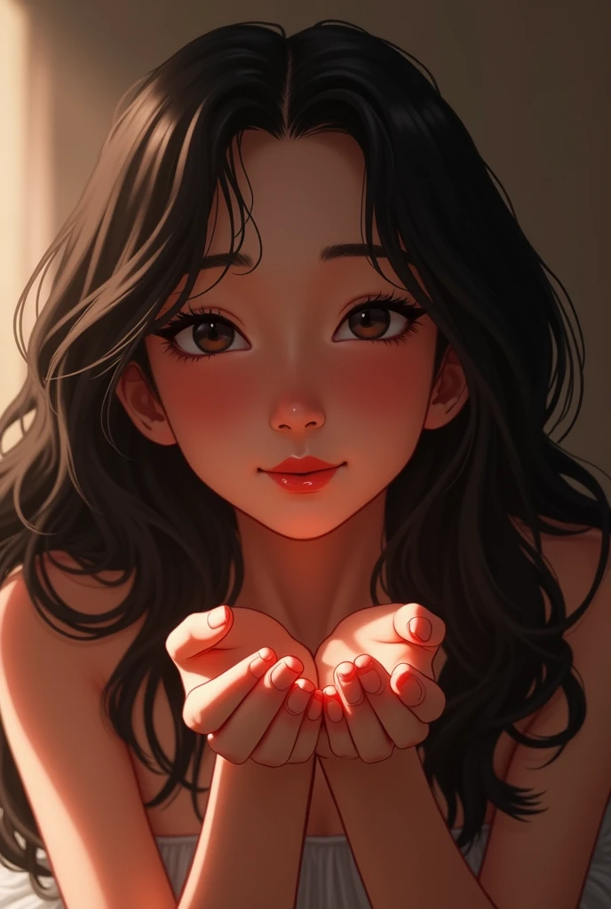 Rosa sent a kiss