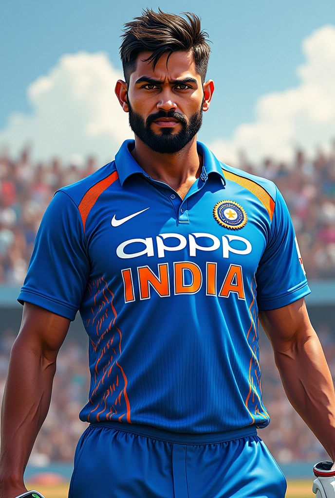 Indian cricket jersey name on Lakshman