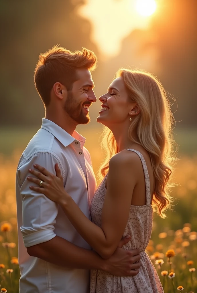 Couple goals with big smile, 6 photos
