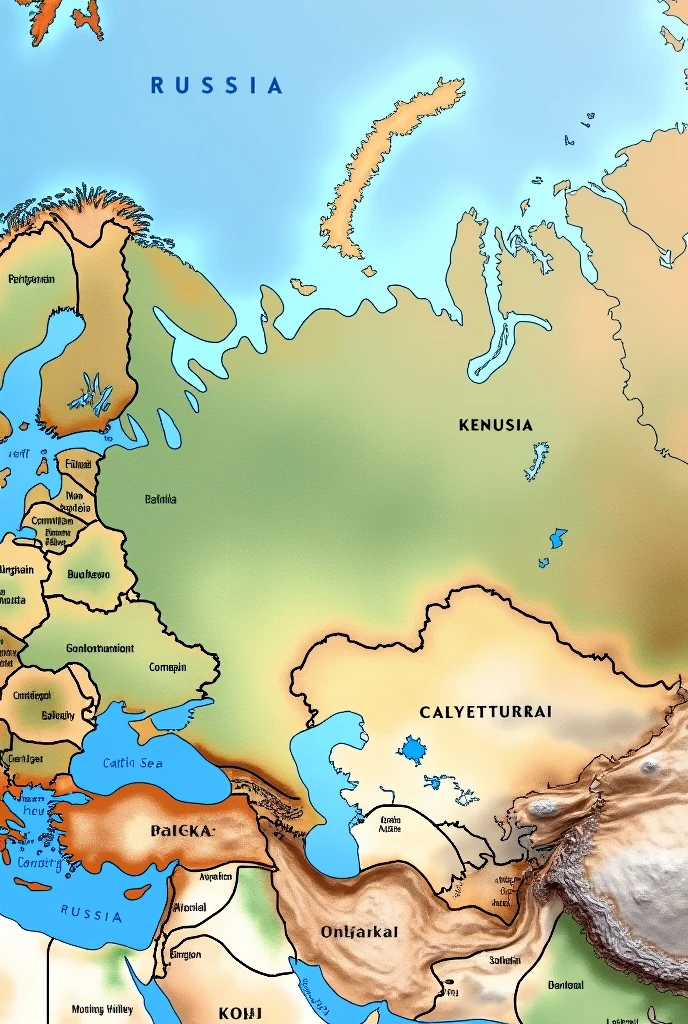 Russia map