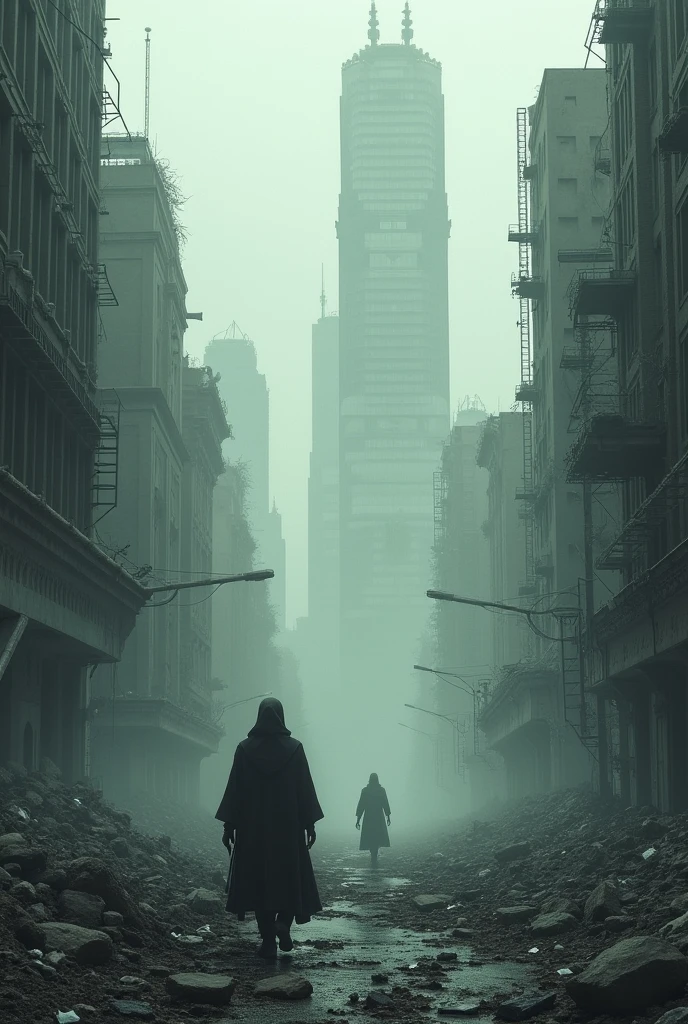destroyed city becouse a war