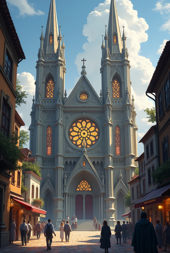 looking at the holy church