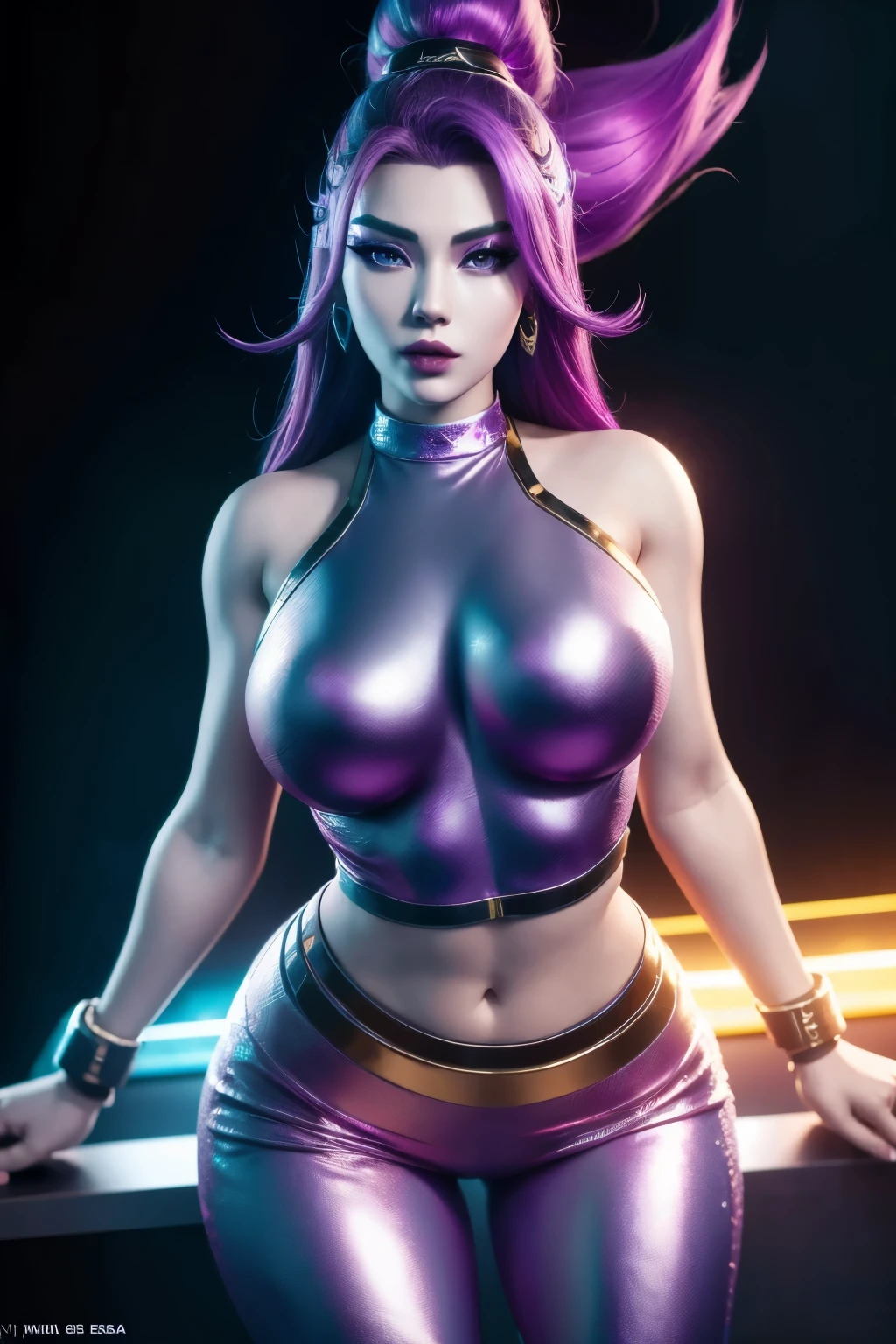 kaisa league of legends, kaisa kda all out, super detaill, high resolution, 8k, Overview