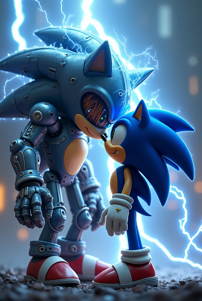 Lightning Machine Kissing Sonic