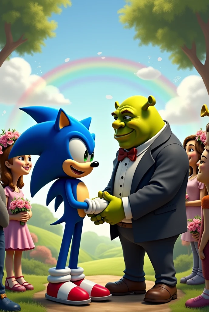 Sonic, marriage with shuerk