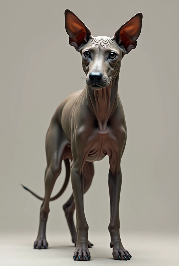 creates an image of a hairless dog