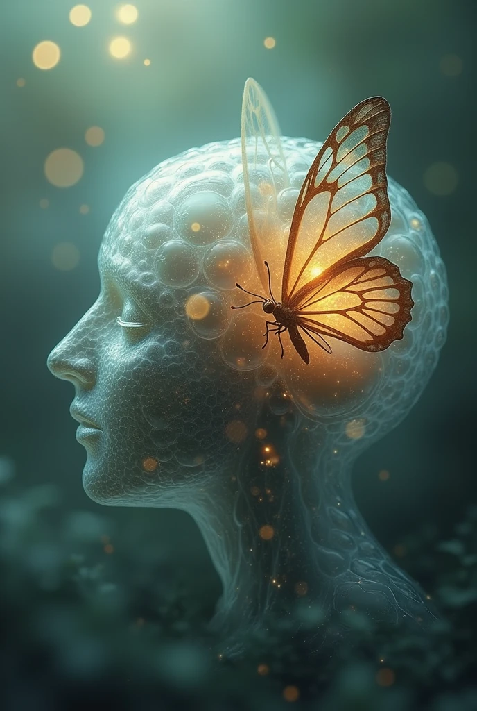 Referencing the brain as a chrysalis, to develop into a butterfly it needs to incubate or better yet, get organized