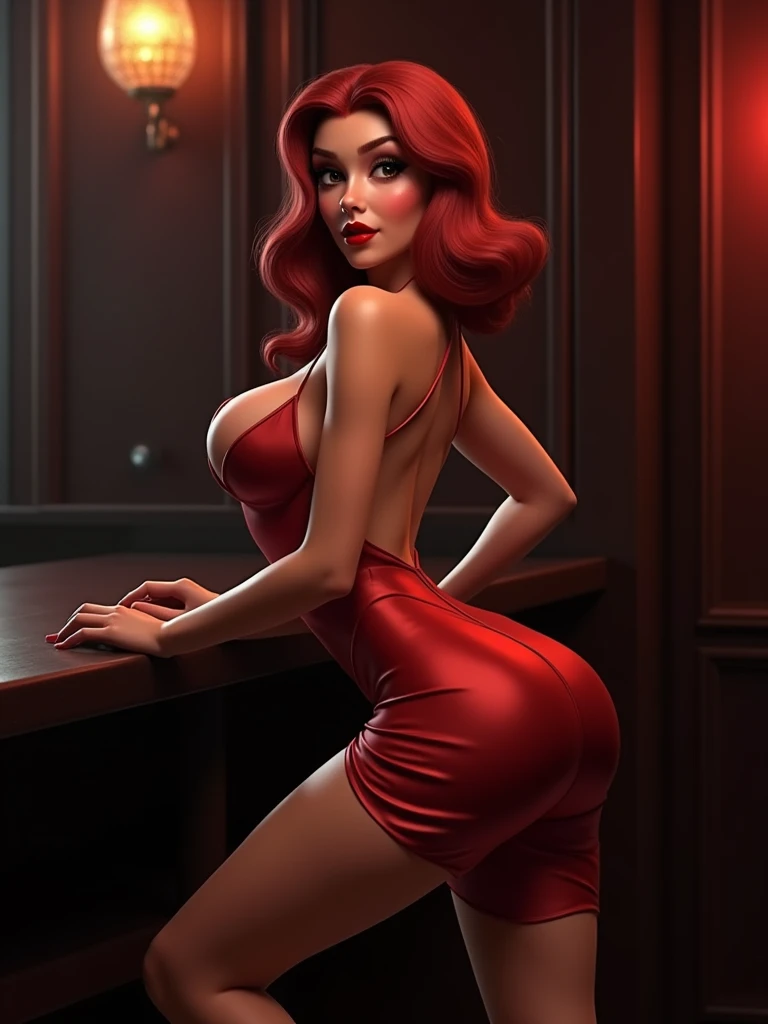 Create image of sexy Jessica rabbit