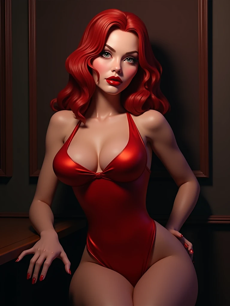 Create image of sexy Jessica rabbit