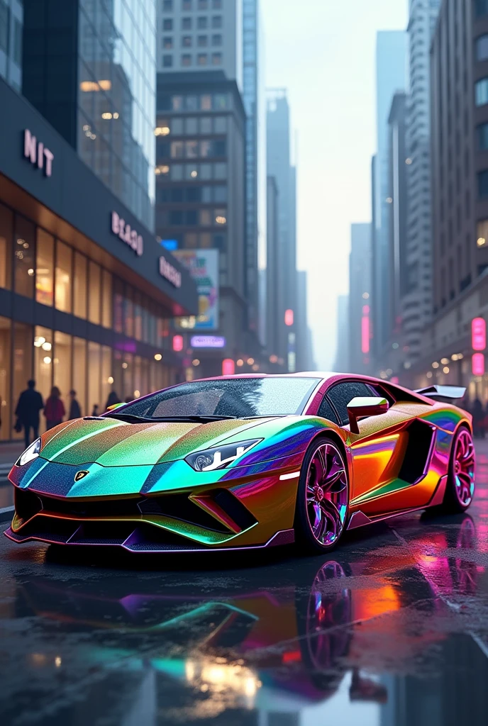 Rainbow Lamborghini