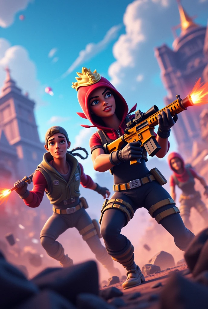 CRIA UMA THUMBNAIL PARA O MEU VIDEO D EYOUTUBE ACERCA FORTNITE QUE PAREÇA INCRIVEL