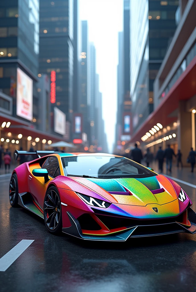 Rainbow Lamborghini