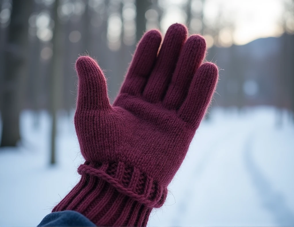a wool glove