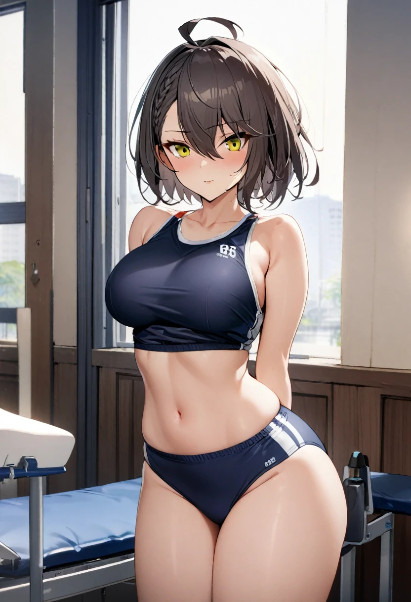1girl, Baltimore \(Azur Lane\), Azur Lane, ,school gym buruma,room,masterpiece, best quality, absurdres,