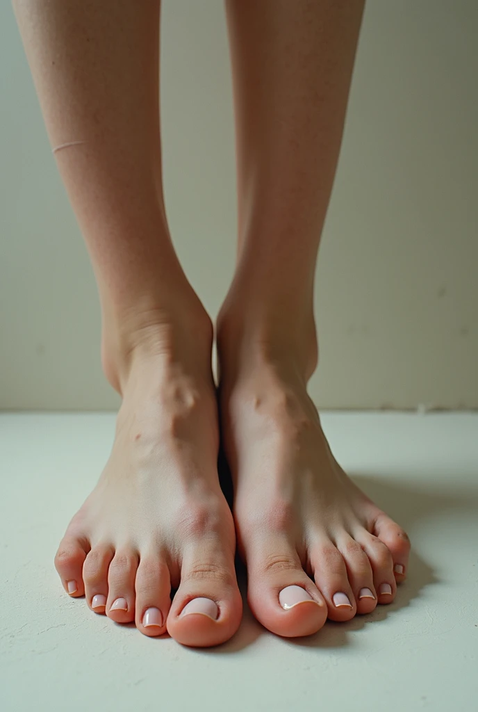 Image of women&#39;s feet with penises on their feet


