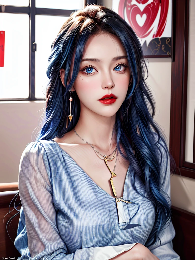 Themodel'sbustiscomposedentirelyofpiecesofmulti-coloredhardcandystackedtogether.Herfacialfeaturesarestylizedwithdifferentflavorsandcolorsofcandy-redlips,blueeyes,yellowhair.Afewpiecescomelooseanddangledown,abouttodropoff.It'sasweet,playfulandwhimsicalinterpretationofherportrait.(RAWphoto,bestquality),(realistic,photo-realistic:1.3),clean,masterpiece,finelydetail,masterpiece,ultra-detailed,highres,(bestillustration),(bestshadow),intricate,brightlight.