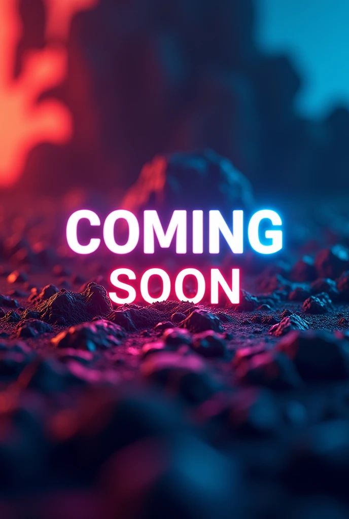 An image with my logo and the legend coming soon
